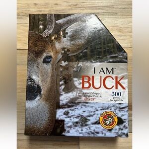 "I Am Buck” 300 Pieces Shaped Jigsaw Puzzle 17 X 24 Madd Capp